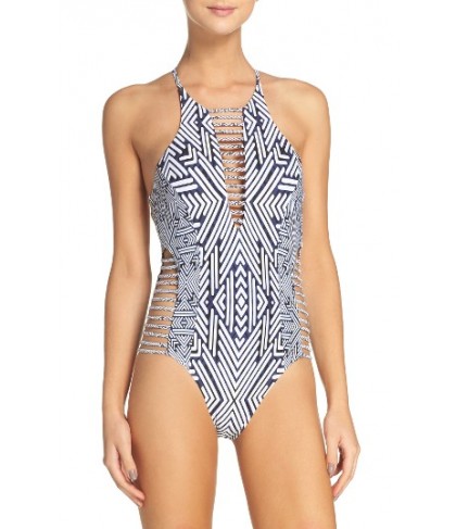Red Carter South Beach One-Piece Swimsuit