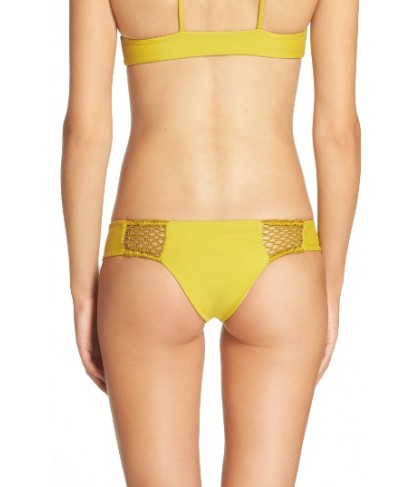 Acacia Swimwear Poppy Cheeky Bikini Bottoms - Yellow