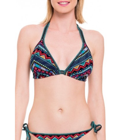 Blush By Profile Itza Maya Triangle Bikini Top E (DD US) - Black