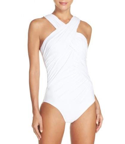 Miraclesuit Crisscross One-Piece Swimsuit - White