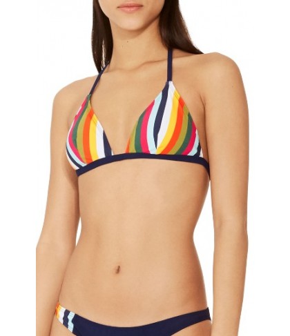 Tory Burch Stripe Bikini Top