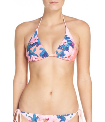 Ted Baker London Orchid Wonderland Bikini Top - Beige