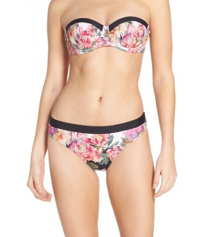 Ted Baker London Painted Posie Bikini Bottoms - Pink