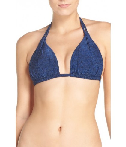 La Blanca Midnight Rain Goddess Bikini Top - Blue