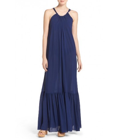 Elan Cover-Up Maxi Dress/Small - Blue