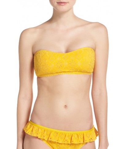 Kate Spade New York Bandeau Bikini Top - Yellow