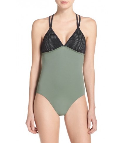 Zella Colorblock One-Piece Swimsuit