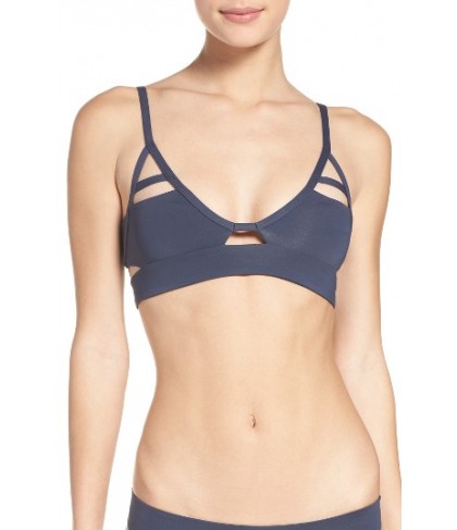 Tavik 'Jessi' Cutout Triangle Bikini Top - Blue