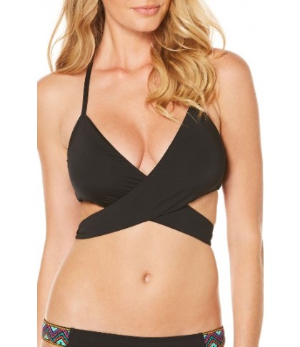 Laundry By Shelli Segal Oasis Bikini Top - Black