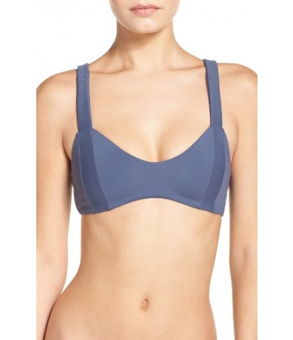 Boys + Arrows Dancing Dixie Bikini Top - Blue