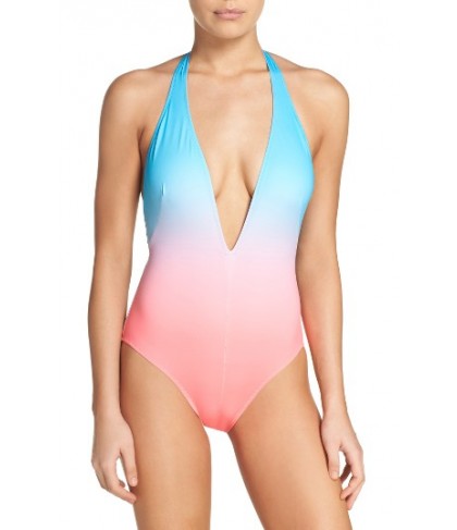 Solid & Striped Willow One-Piece Swimsuit - Coral