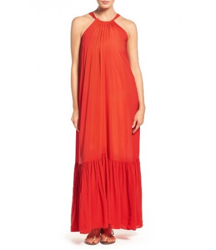 Elan Cover-Up Maxi Dress/Small - Red