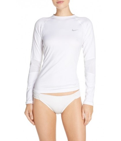 Nike Hydro Long Sleeve Rashguard - White