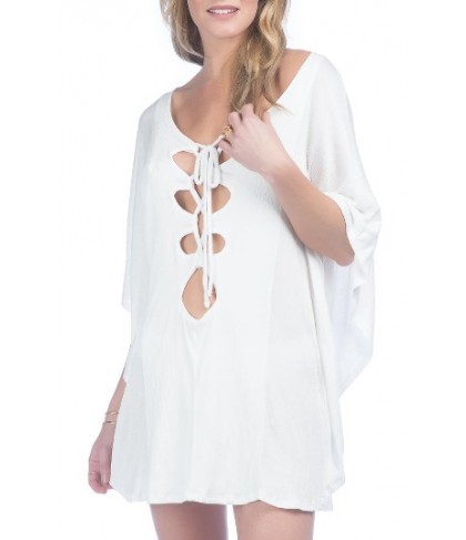 Green Dragon Cover-Up Tunic - White