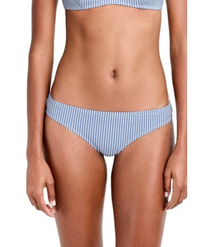  J.crew Seersucker Bikini Bottoms, Size XX-Small - Blue