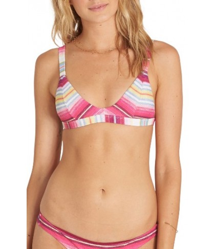Billabong Beach Sol Triangle Bikini Top - Pink
