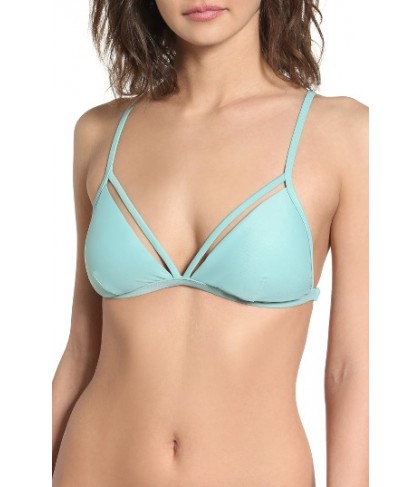 Rvca Triangle Bikini Top - Green