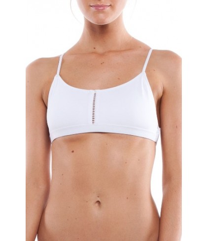 Rhythm My Scoop Bikini Top - White