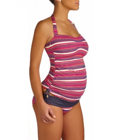 Pez D'Or Oaxaca Jacquard Tankini Maternity Swimsuit