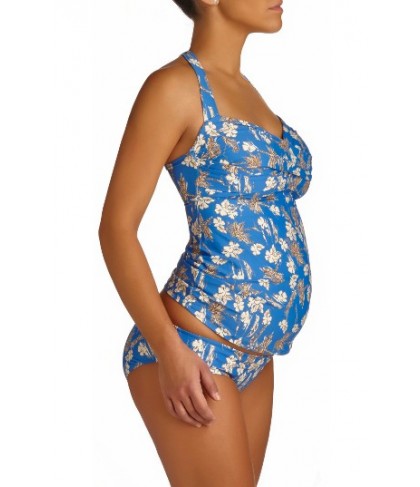 Pez D'Or Akiko Maternity Tankini Swimsuit - Blue