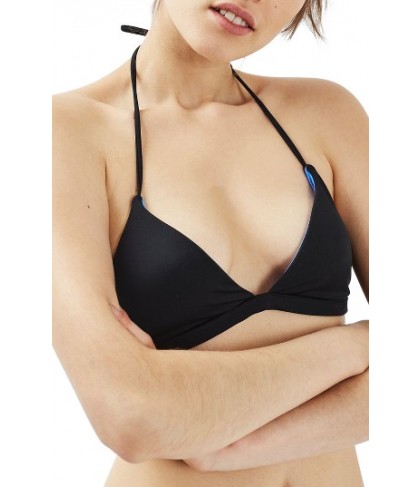 Topshop Reversible Bikini Top US (fits like 0-2) - Black