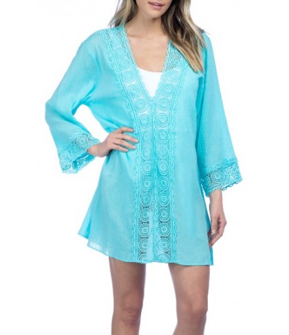 La Blanca 'Island Fare' V-Neck Cover-Up Tunic - Blue