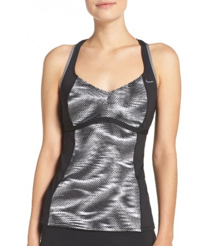 Nike Wind Tankini Top - Black