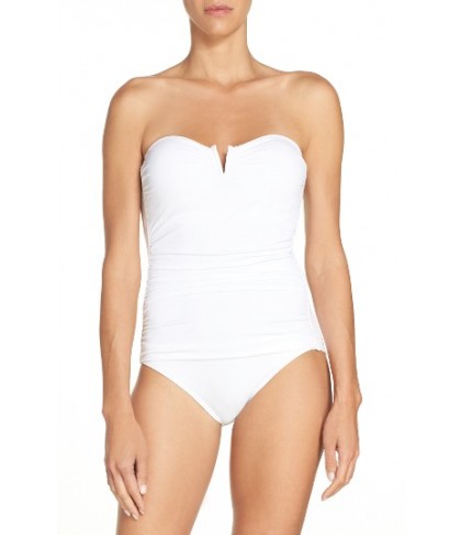 Tommy Bahama 'Pearl' Convertible One-Piece Swimsuit - White