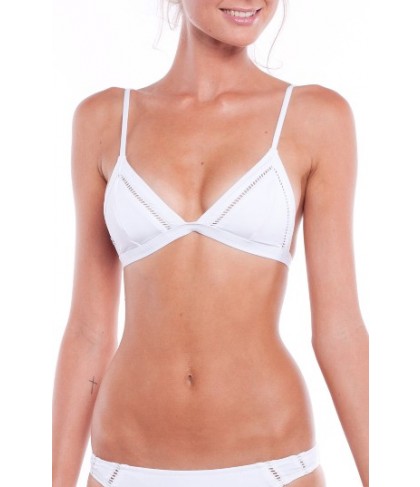 Rhythm My Bralette Bikini Top - White