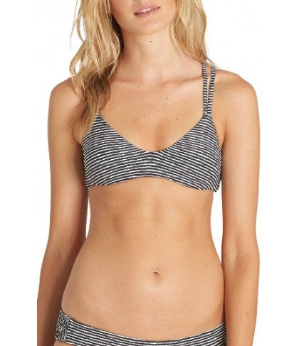 Billabong Bella Beach Cross Back Bikini Top - Black