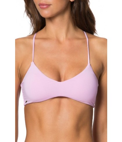 O'Neill Salt Walter Solids Bikini Top - Pink