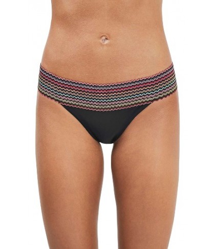 Topshop Zigzag Bikini Bottoms US (fits like 6-8) - Black