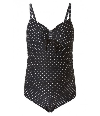 Noppies Dot One-Piece Maternity Swimsuit/Small - Black