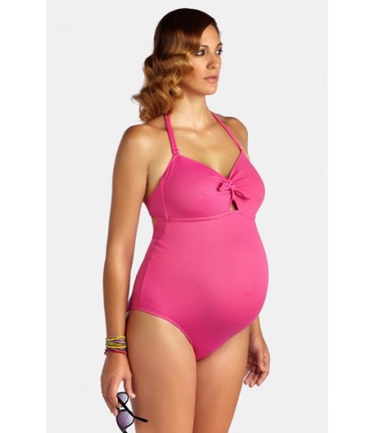 Pez D'Or One-Piece Maternity Swimsuit  - Pink