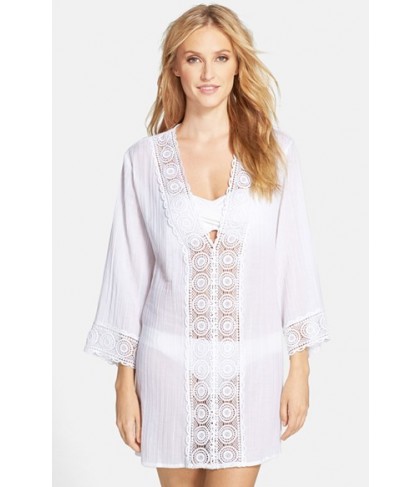 La Blanca 'Island Fare' V-Neck Cover-Up Tunic  - White