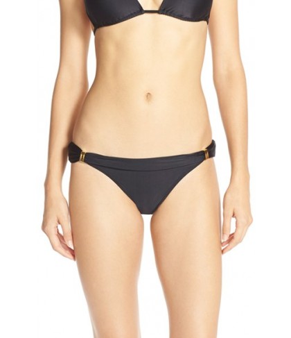 Vix Swimwear 'Solid Black Sunset' Bia Tube Bikini Bottoms