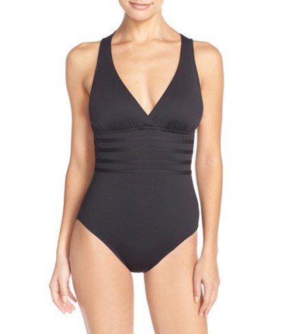 La Blanca Cross Back One-Piece Swimsuit