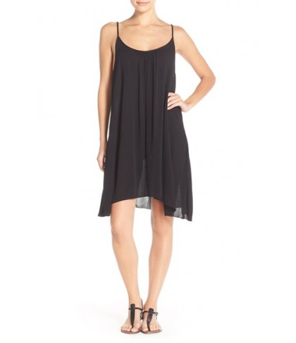 Elan Cover-Up Slipdress - Black