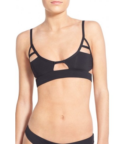 Tavik 'Jessi' Cutout Triangle Bikini Top - Black