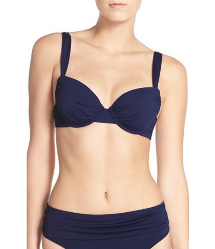 Tommy Bahama 'Pearl' Underwire Bikini Top D - Blue