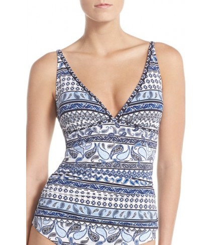 Tommy Bahama 'Paisley Terrace' Tankini Top  - Blue