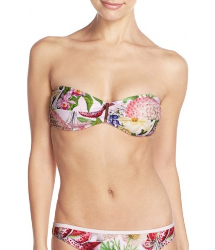 Ted Baker London 'Encyclopedia' Bandeau Bikini Top  - Pink