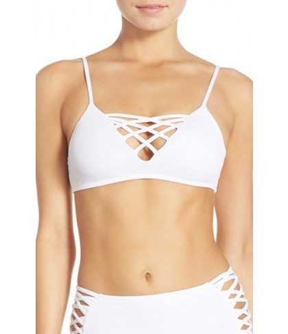  L Space Jaime Bikini Top, Size D - White