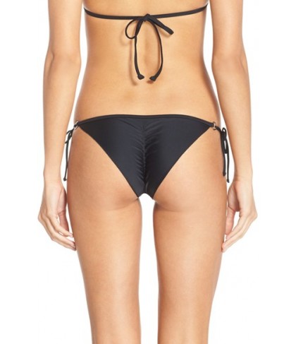 Body Glove 'Smoothies - Brasilia' Side Tie Bikini Bottoms  - Black
