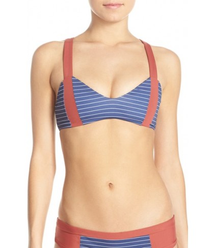 Boys + Arrows 'Dancing Dixie' Colorblock Bikini Top