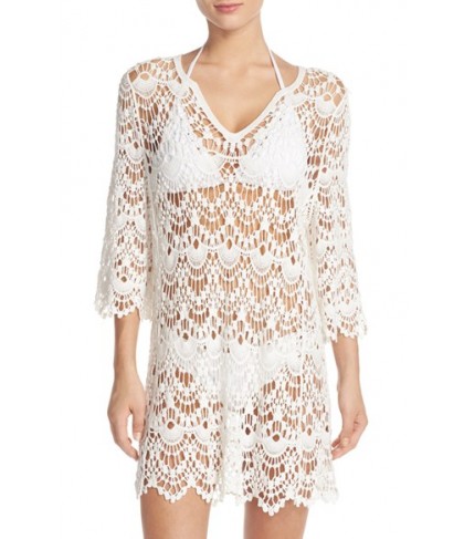 Surf Gypsy Crochet Cover-Up Tunic - White