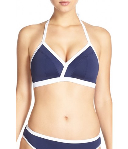 Freya 'In The Navy' Triangle Bikini Top2DD - Blue