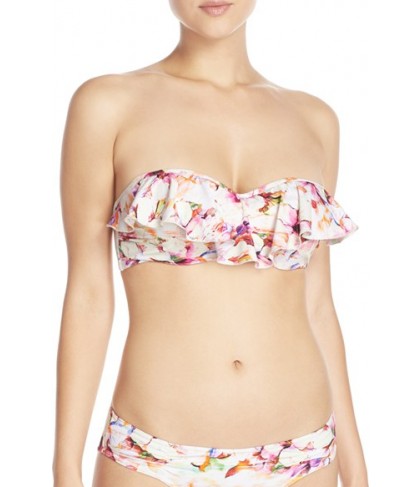 Freya 'Coral Bay' Underwire Bandeau Bikini Top D - Pink