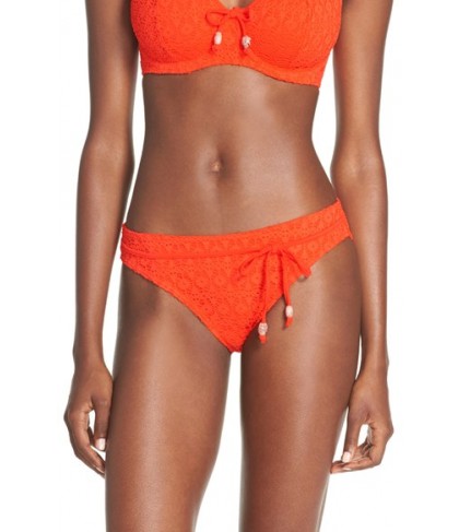 Freya 'Spirit' Crochet Bikini Bottoms  - Orange