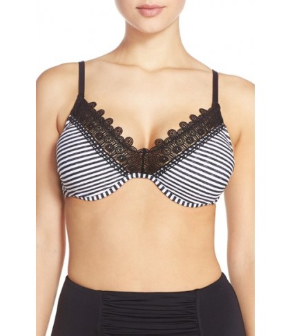 Seafolly Riviera Full Bust Underwire Bikini Top  US / 1 AU - Black